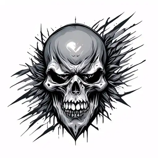 Maniac tattoo design idea