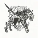 the witcher 3  tattoo design idea