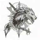 the witcher 3  tattoo design idea