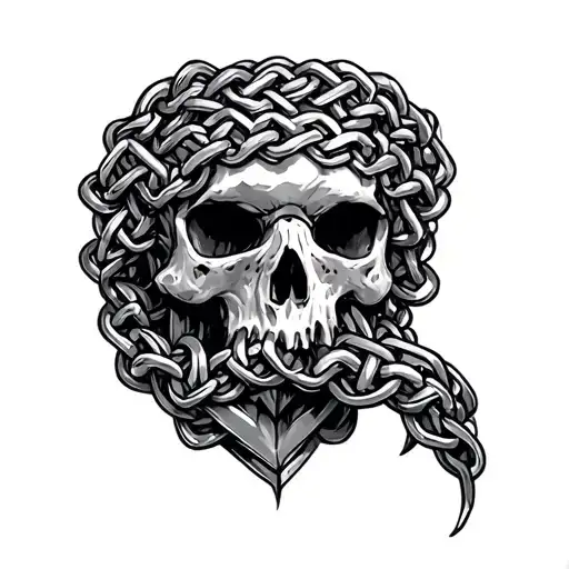Chain Mail tattoo design idea
