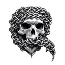 Chain Mail tattoo design idea