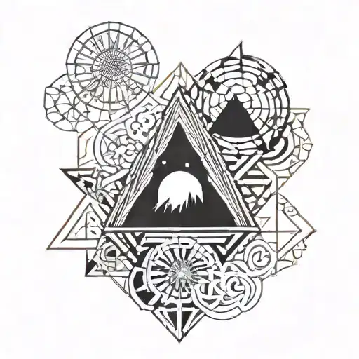 element earth tattoo design idea