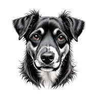 dog tattoo design idea