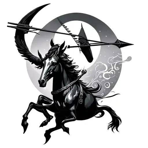 Victor, Sagittarius, 18 tattoo design idea