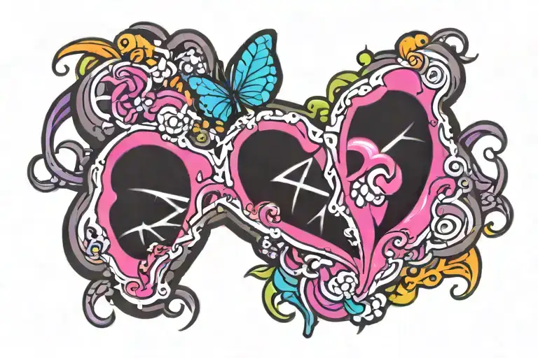 Booty squeeze tattoo design idea