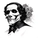 Phantom Of The Opera tattoo design idea