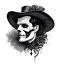 Phantom Of The Opera tattoo design idea