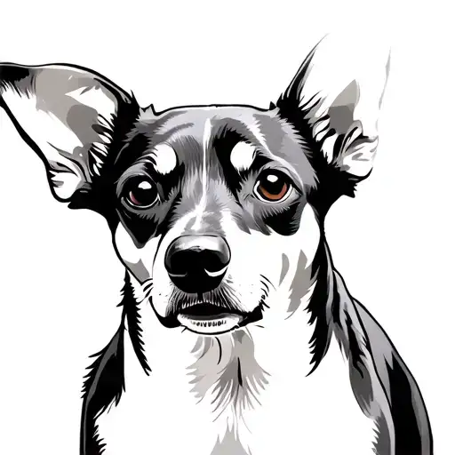 Pinscher tattoo design idea