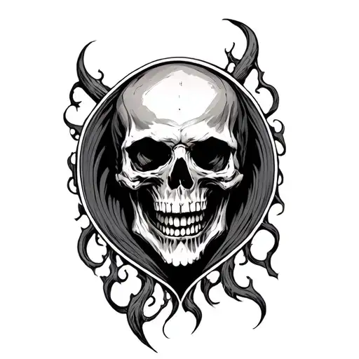 death overlord tattoo design idea