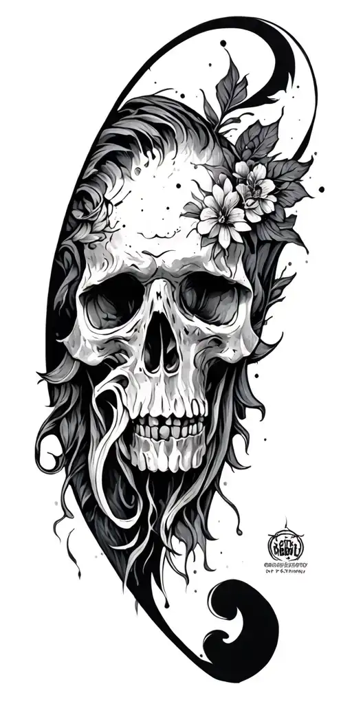 biblical, artistic, grunge tattoo design idea