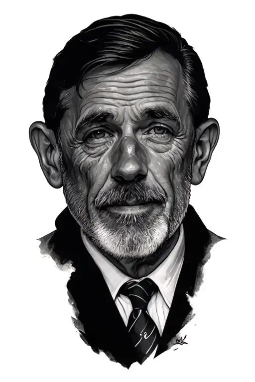 dad memory you never left me tattoo design idea