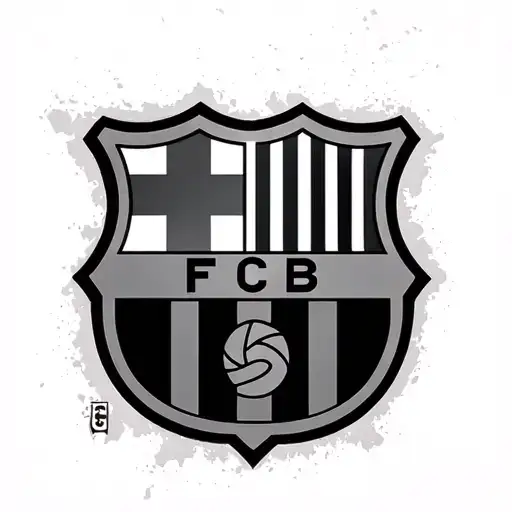 FC Barcelona logo tattoo design idea