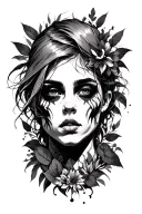 Loner tattoo design idea