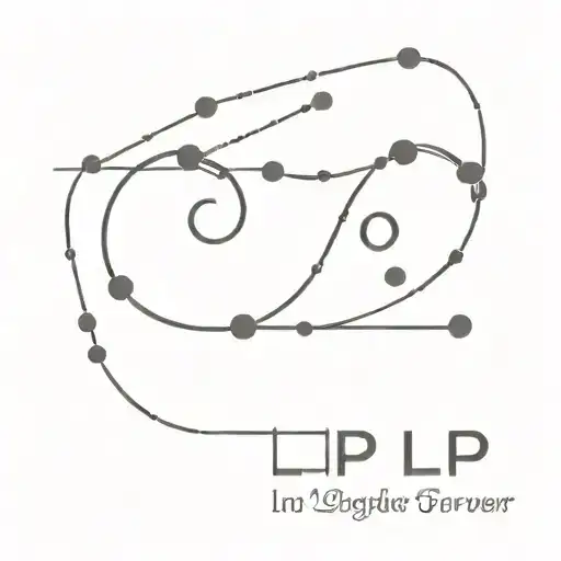 "L&P Together Forever" in Morse Code  tattoo design idea