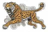 Leo tattoo design idea