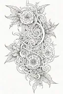 Medium sized inner forearm tattoo tattoo design idea
