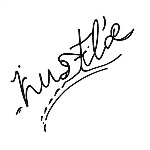 hustle travel tattoo tattoo design idea