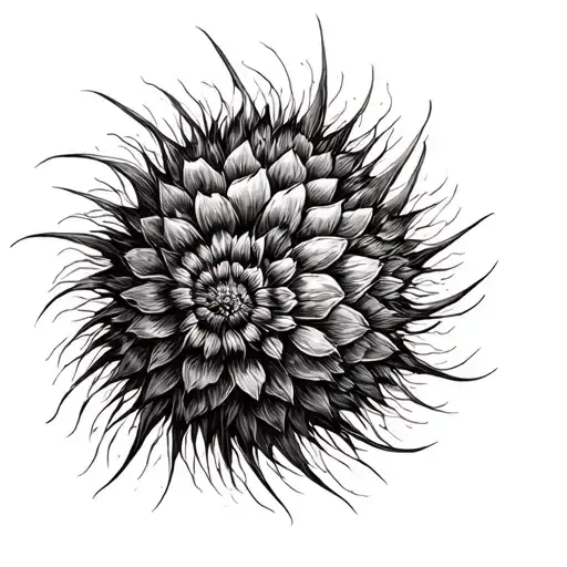 tumbleweed  tattoo design idea