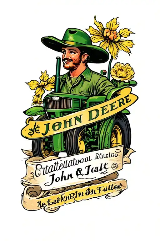 John deere tattoo design idea