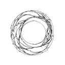 A concept design in the form of a hollow circle, meaning alone, passing through life's problems and reaching perfection tattoo design idea