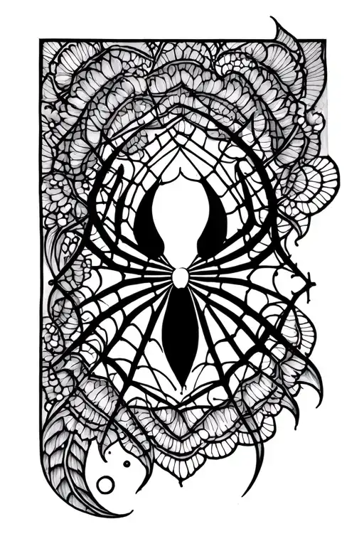 fineline lace spiderweb shoulder tattoo design tattoo design idea