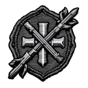 8th Infantry division patch  tattoo design idea