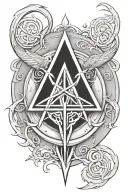 sigil of Lucifer tattoo design idea