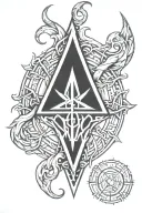 sigil of Lucifer tattoo design idea