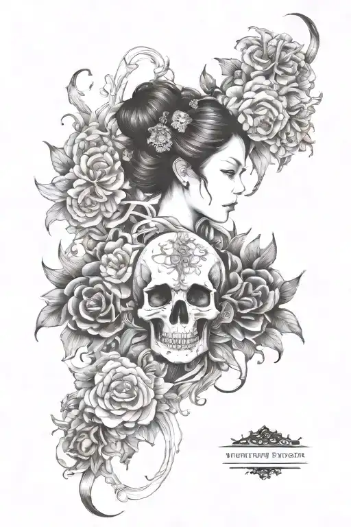 Asian tattoo design idea