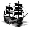 Jean Bart, boat tattoo design idea