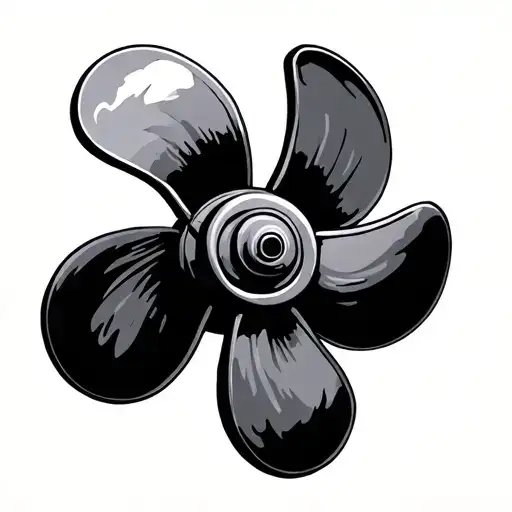 Boat Propeller tattoo design idea