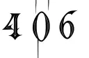 "406" tattoo design idea