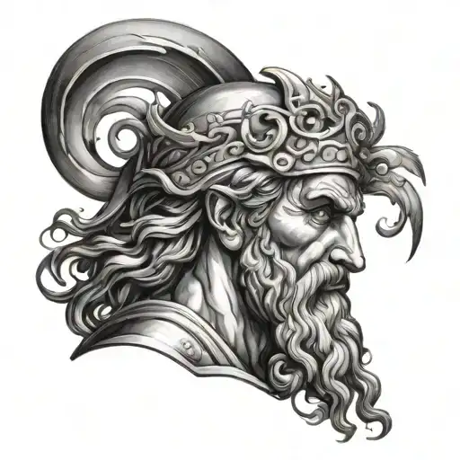 Odysseus tattoo design idea
