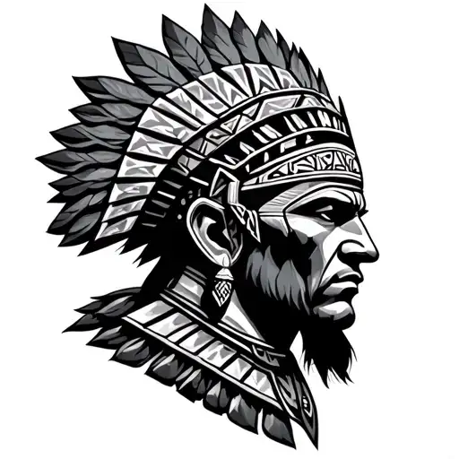 Me, Aztec, Warrior, tattoo design idea