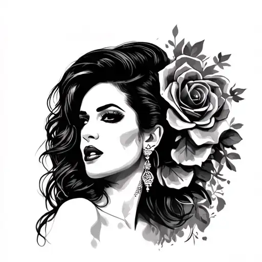 amy winehouse tattoo design idea