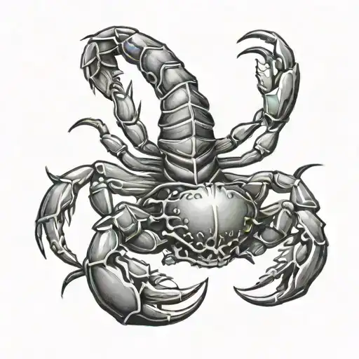 Scorpion And Crab tattoo design idea