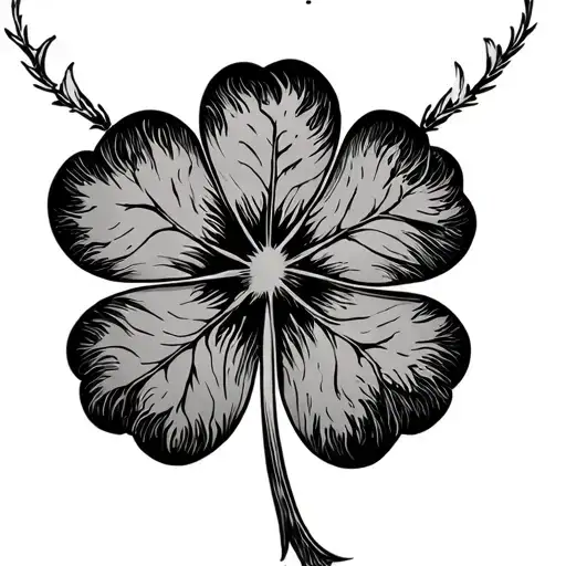 berserk sacrifice mark and black clover 5 leaf clover tattoo design idea