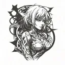 ayanami rei tattoo design idea