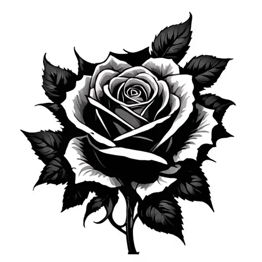 "Tattoo word CODE across hand knuckles, blackwork style with gothic letters, metallic shadow details to match rose tatto tattoo design idea