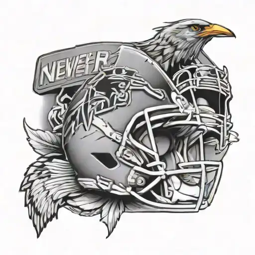 Nfl Never Forget Loyalty tattoo design idea