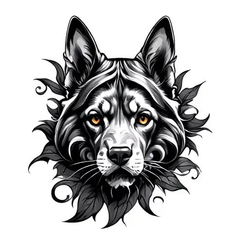 Big Lez tattoo design idea