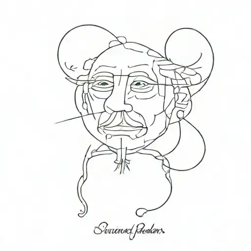 in memory of my father tattoo design idea