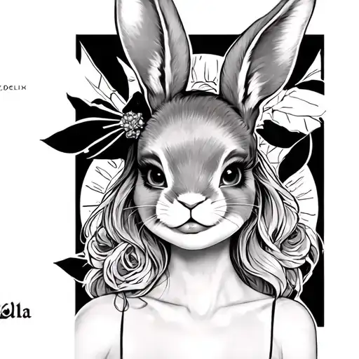 Lola sexy bunny tattoo design idea