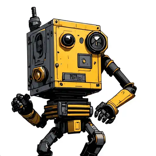 claptrap vault hunter tattoo design idea