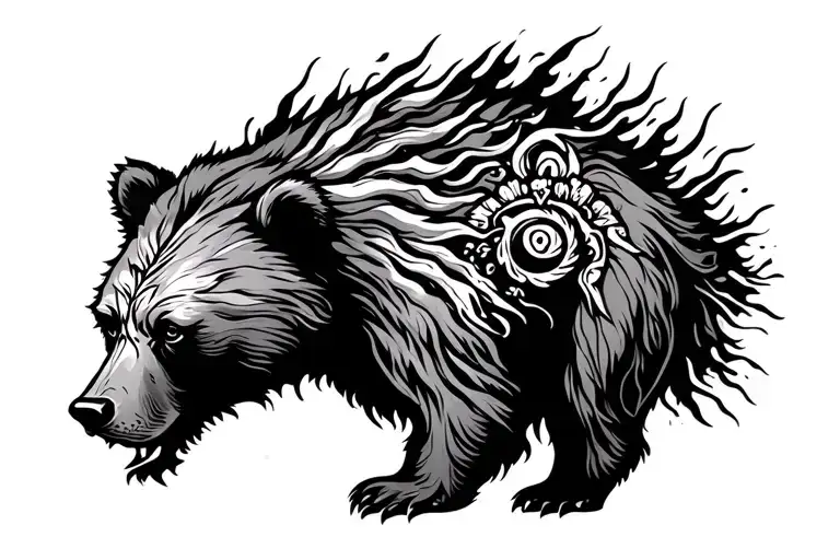 Bear Spirit tattoo design idea