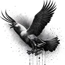 freedom of expression, vivacity, discovery, experimenting with different movements related to art tattoo design idea