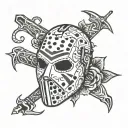 friday the 13th sleeve tattoo design idea