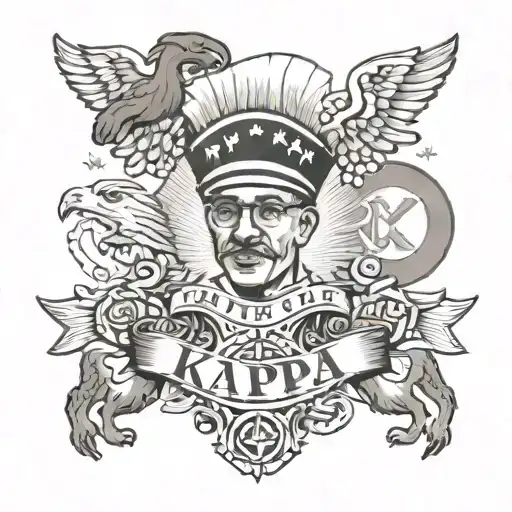 kappa alpha psi tattoo design idea