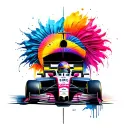 Formula 1 tattoo design idea