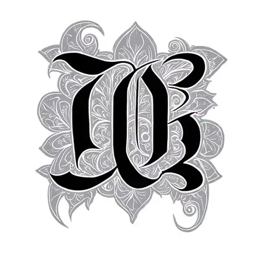 Two Word Ambigram Generator tattoo design idea